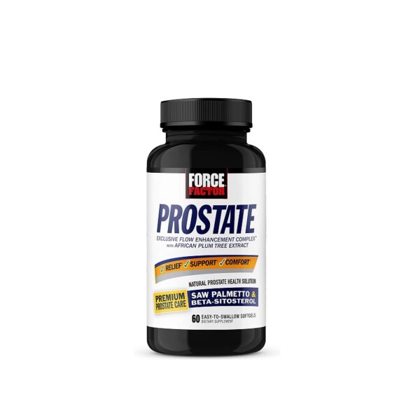 Force Factor Prostate Saw Palmetto and Beta Sitosterol Supplement for Men