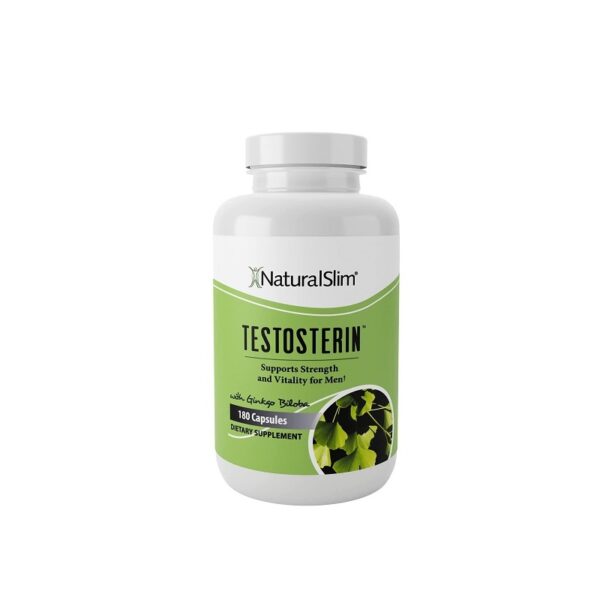 NaturalSlim Testosterin - All Natural Male Endurance Booster Testosterone Supplements